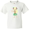 thumbnail image 3 of Inktastic Blonde Hula Girl Youth T-Shirt, 3 of 5