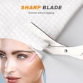 thumbnail image 6 of Eyebrow Trimmer Scissor, New Eyebrow Scissors with Comb Eyebrow Trimmer for Women Men, Non-Slip Eyebrow Cutter Eye Brow Razors Eye Brow Shaper Trimming Scissors Makeup Tool, 6 of 8