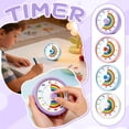 thumbnail image 3 of Visual Timer for Kids, 60 Minute Pomodoro Timer, Countdown Clock with Disk, Classroom Kitchen Office Desk Time Management Tool, Round, Pink, 3 of 4