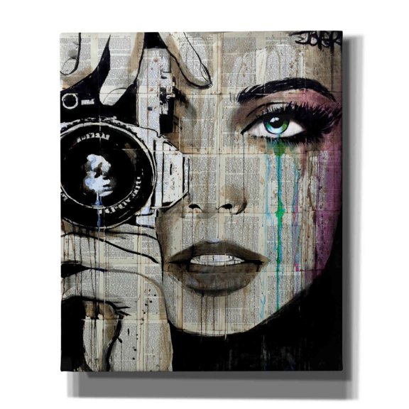 Epic Graffiti 'Zoom' by Loui Jover, Canvas Wall Art, 20"x24"