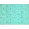 thumbnail image 1 of Ahgly Company Indoor Rectangle Oriental Light Blue Traditional Area Rugs, 3' x 5', 1 of 4