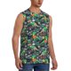 thumbnail image 2 of Fotbe Dinosaur Plays Soccer Men's Camiseta sin Mangas Estampada para Hombres, Playera Casual para Gimnasio, Entrenamiento, Playa-XX-Large, 2 of 7