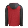 thumbnail image 3 of Men's Cutter & Buck Heather Red/Heather Charcoal Kansas City Chiefs  Americana Mainsail Full-Zip Hooded Jacket, 3 of 3