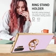 thumbnail image 5 of for Samsung Galaxy Note 10 Plus Case with Ring Holder Kickstand 360 Degree Rotation  Car Finger Slim Cover Shockproof Protective Phone Case for Samsung Note 10 Plus, Light Purple, 5 of 16