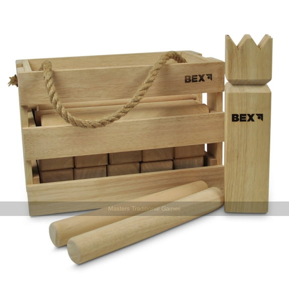 Bex Kubb Original in Wooden Box - Rubberwood