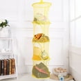 thumbnail image 6 of Grandest Birch 4 Layers Mesh Folding Kids Toys Storage Rack Hanging Basket Sundries Organizer Durable Large Capacity Foldable Hang, 6 of 8