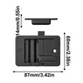 thumbnail image 3 of Binmer Smart Fingerprint Drawer Lock For Home Bedside Cabinets Office Cabinets Theft Password Lock, 3 of 9