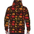 thumbnail image 7 of Sikiie Animal Men's Hoodie, Essentials Hoodie, Sweatshirt, Pullover Hooded Sweatshirt for Men-X-Large, 7 of 7