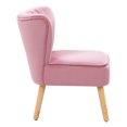 thumbnail image 2 of Fauteuil d'appoint et pouf Lynwood en velours, 2 of 9
