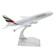 1:400 Alloy Emirates Airlines A380-800 Simulation Passenger Aircraft Model Decoration Model Plane Toy Airplane Birthday Gift