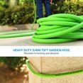 DEWENWILS Garden Hose 75 ft x 5/8", Water Hose with SwivelGrip, Heavy