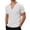 White, variant on KHONTS Men's Linen T Shirts Short Sleeve Classic V Neck T-Shirt Casual Summer Basic Tee Shirt White XXL