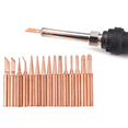 thumbnail image 3 of 15Pcs/Lot Pure Copper Lead Free Soldering Iron Tips 900M-T Welding HeadS for 936 Station Tool Kits, 3 of 6