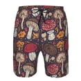 thumbnail image 3 of Goofa Forest Wild Mushroom Printed Mens Swim Trunks Summer Quick Dry Short Beach Swimwear Bathing Suits-Large, 3 of 9