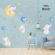 thumbnail image 3 of Conjunto de calcomanías de pared TUNC removibles Globos de arco iris lindo elefante estrellas, 3 of 4