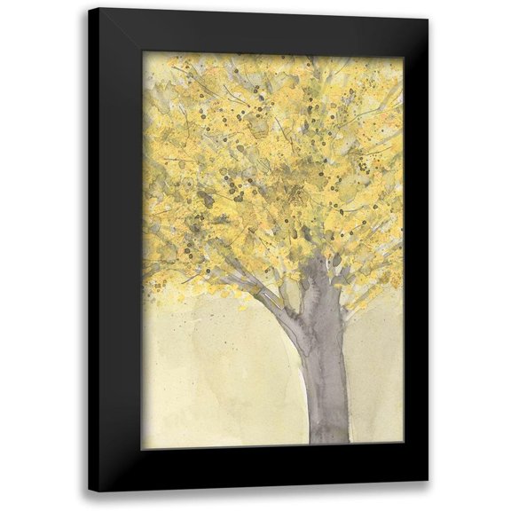 Dixon, Samuel 11x14 Black Modern Framed Museum Art Print Titled - Yellow Autumn Moment II
