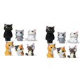 thumbnail image 1 of Removable Hat Animal Decoration Miniature Kitten Doll Gift Suitable for Children'S Birthday Desk Room Home Decoration, 1 of 5