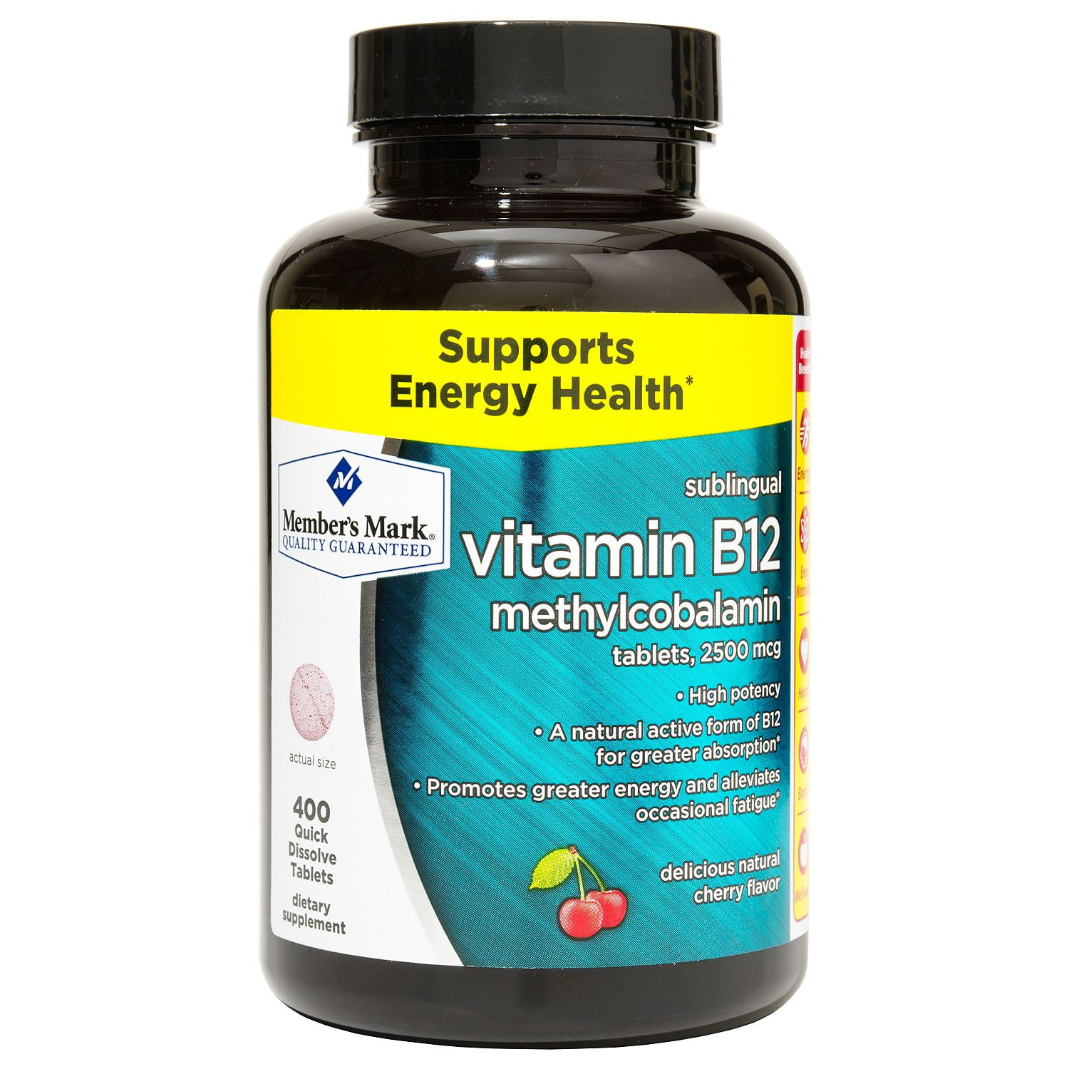MM Sublingual Vitamin B12 5000mcg Methylcobalamin (300 ct.)