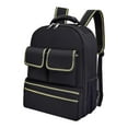 thumbnail image 4 of Mochila de herramientas para electricistas, bolsa organizadora para mantenimiento de hardware, multifuncional, para hombre, con múltiples compartiment, 4 of 9
