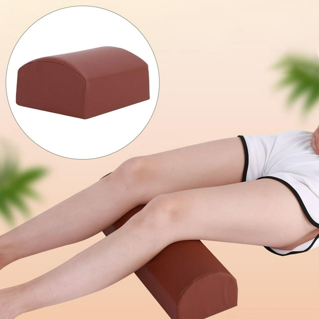 Almohada Comfort Bolster, almohada de media , el dolor, posicionador de piernas en rollo Pequeña shamjiam Cojín de media luna