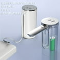 thumbnail image 3 of CHAO Dispensador de Botellas Eléctrico (Plata): Bomba para Botellas de Agua Potable, Recargable por USB, Dispensador de Agua para Botellas de 3,8-18,9 Litros, Bomba Dispensadora de Agua, 3 of 5