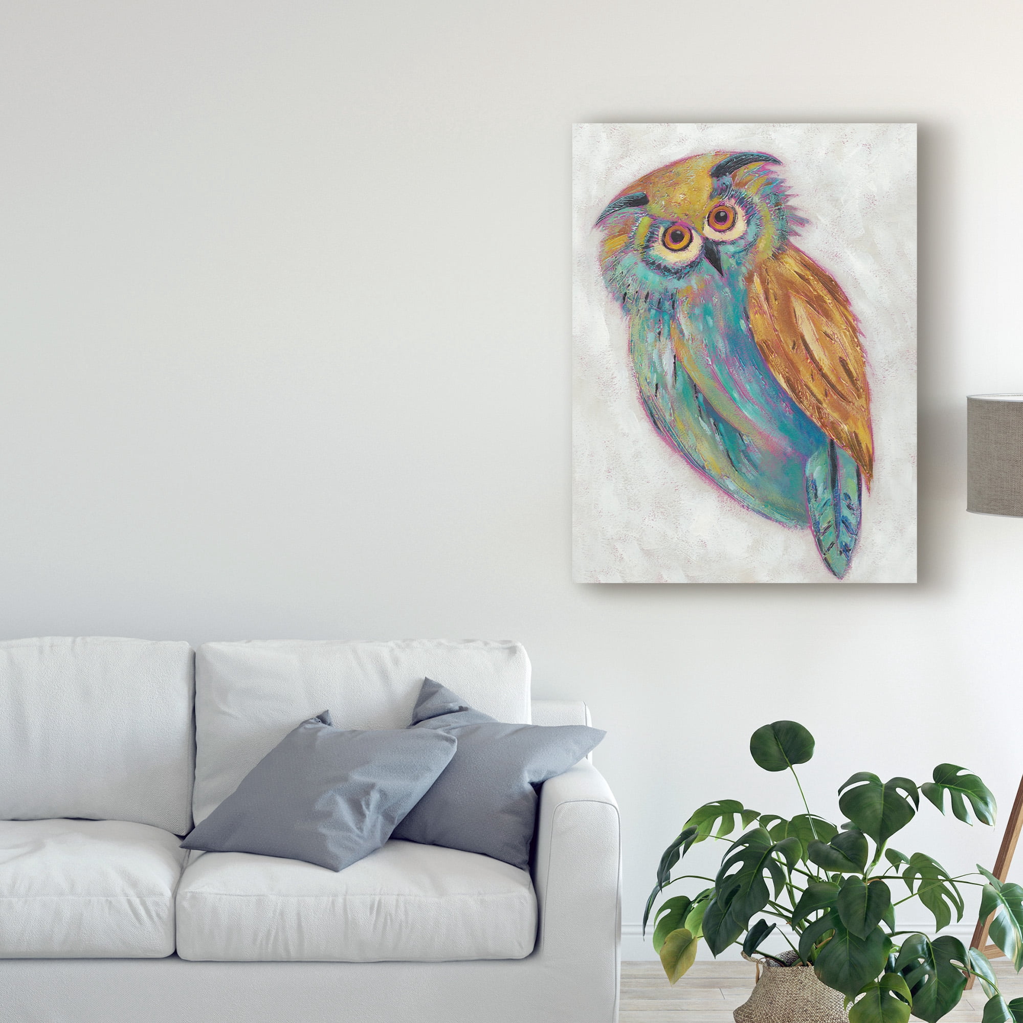 Trademark Fine Art 'Woodland Friends III' Canvas Art by Chariklia Zarris