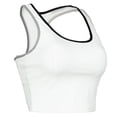 thumbnail image 2 of Top Deportivo Wilson para Mujer Trim Rib Color Blanco Bies Multicolor Talla EG, 2 of 4