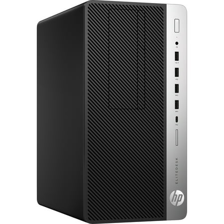 Restored HP EliteDesk Desktop Tower Computer, AMD Ryzen 5 PRO 2400G, 16GB RAM, 512GB SSD, DVD Writer, Windows 10 Pro (Refurbished)