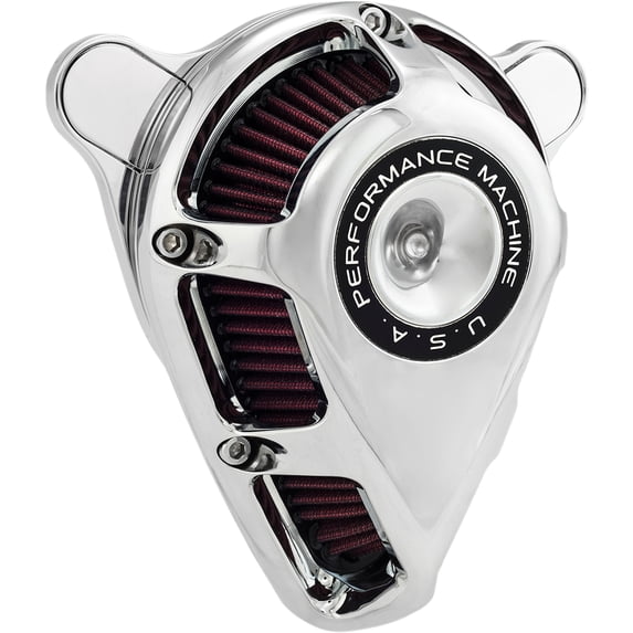 Performance Machine Jet Air Cleaner Chrome 0206-2112-CH