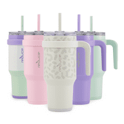 Reduce Cold1 40oz Tumbler with Handle, Stainless Steel, Blossom Pink