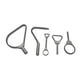 thumbnail image 1 of 5 herramientas para esculpir arcilla, herramienta para raspar cuerpos de cerámica, lazo para dar forma, herramientas para tallar cerámica de acero de, 1 of 9