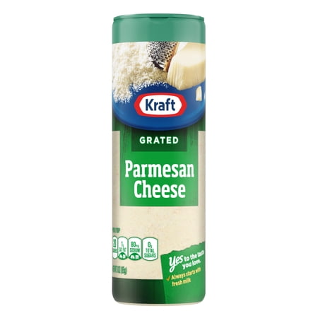 Kraft Natural Grated Parmesan Cheese Shaker, 3 oz Bottle