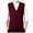 Red, variant on Bcfgryg Male Knitwear Shoulder Vests Fashion Trends Sleeveless Vests Men's Vest