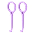 thumbnail image 2 of 2 piezas de removedores de alineadores profesionales para aparatos dentales y retenedores, herramienta para el cuidado bucal, color morado, 2 of 14