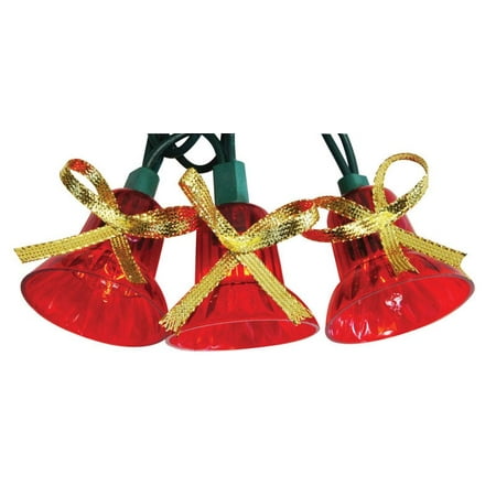 UPC 843518009574 product image for Celebrations Incandescent Musical Bell Light Set Red 21 ft. 40 lights | upcitemdb.com