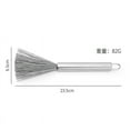 thumbnail image 2 of VBXOAE Wire Brush,Stainless Steel Cleaning Brushes,Cast Iron Scrubber for Pots,Efficient Dish Scraper with Long Handle Grip,Cookware Scrubber Brush, 2 of 2