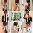 thumbnail image 2 of [Disponible Listo] Bufanda De Seda Francesa Vintage Tocado Accesorios Para El Cabello, 2 of 4