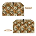 thumbnail image 4 of TSOVTHRID Vintage Sunflower Daisy Print Microwave Oven Grill Cover Protector Oil-Proof Microwave Oven Dust Cover with Handle Case Protections for Toaster Oven, 20.9"W x 15.7"D x 12.4"H, L, 4 of 7