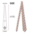 thumbnail image 3 of Gaeub Watercolor Teapots Men's Classic Woven Jacquard Necktie Perfect for Weddings & Parties, 3 of 7