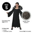 thumbnail image 4 of Northlight Vampire Girl Child Halloween Costume - Small - Black and Gray, 4 of 7