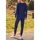 thumbnail image 2 of Conjunto Deportivo PRETTYGARDEN para Mujer 2 Piezas Canalé Azul Oscuro Talla M, 2 of 8