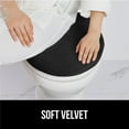 thumbnail image 5 of GORILLA GRIP Toilet Lid Seat Cover, Memory Foam, Elastic Universal Fit for Standard Round, Black, 5 of 10