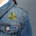 thumbnail image 4 of Hemoton 10pcs St. Patrick'S Day Shamrock Embroidered Appliques For Clothes Diy Iron On Or Sew On Leaf Patch For Clothing Decoration, 4 of 8