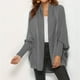 thumbnail image 4 of Pntutb moda mujer camiseta de manga larga otoño suéter cárdigan blusa sólida Tops liquidación Pntutb Pntutb-5891, 4 of 8