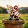 thumbnail image 7 of Rojia Beautiful Fairy Girl Acrylic Garden Stake, Exquisite Forest and Deer Design, Water-proof, Weather-Resistant, Versatile Indoor|Outdoor Decor, All Occasions Ideal Gift, 7 of 7
