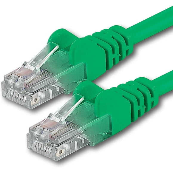 2m Cat 6 Ethernet Cable 1 Gigabit/s Rj45 Lan Patch Cord Compatible With Internet, Router, Modem, Smart Tv, Pc & Laptop Switch Modem Green - 1 Piece -