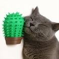 thumbnail image 2 of Cepillo Masajeador de Cactus para Gatos, Poste Rascador Automático, Cepillo de Esquina para Montaje en Pared, Rascador para Gatos de Interior., 2 of 6