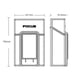 thumbnail image 5 of USB Rechargeable Cigarette Case & Lighter - 20 Cigarettes Capacity, Windproof Tungsten Flameless Electric Lighter, Perfect Men's Gift, 5 of 5