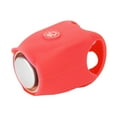 thumbnail image 2 of Bocina de bicicleta eléctrica, timbre de bicicleta de 120 dB, alarma fuerte, pequeña, para adultos y niños, para montaña rojo, 2 of 9