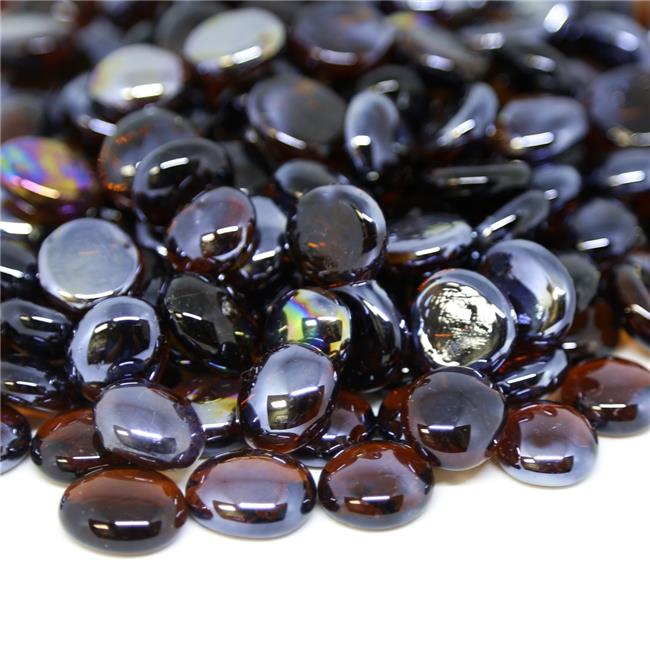 Amber Fire Pit Glass Beads